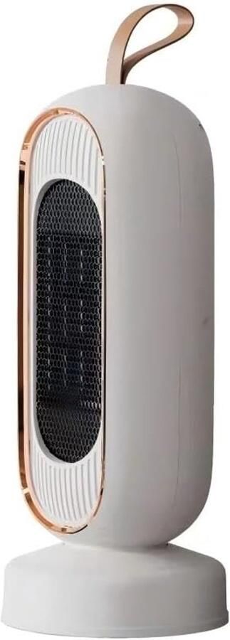 Elektrische kamerverwarming laag stroomverbruik ventilatorkachel met 2 modi snel opwarmen en oververhittingsbeveiliging laag stroomverbruik 800 1300 W voor binnen slaapkamer kantoor（Wit）