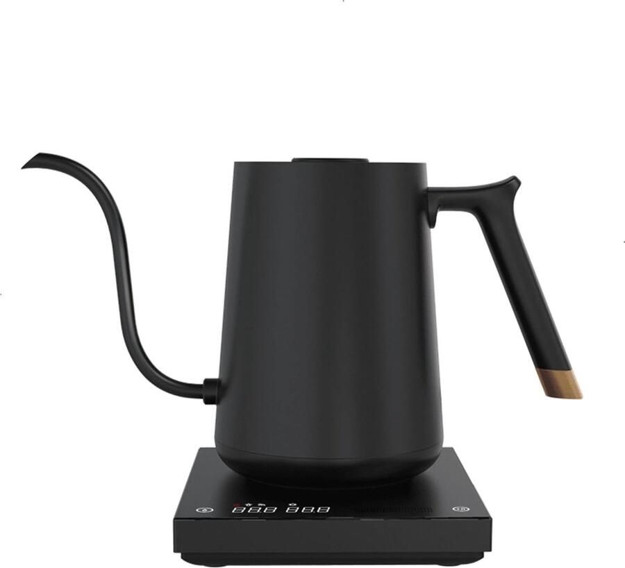 Elektrische Ketel Waterkoker met Regelbare Temperatuur Precisie Koffie Zetten Constante Temperatuur Controle 800 ml RVS