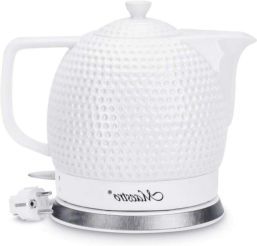 Elektrische Ketel Waterkoker Snel Water Koken Keramiek Materiaal 15 Liter Wit