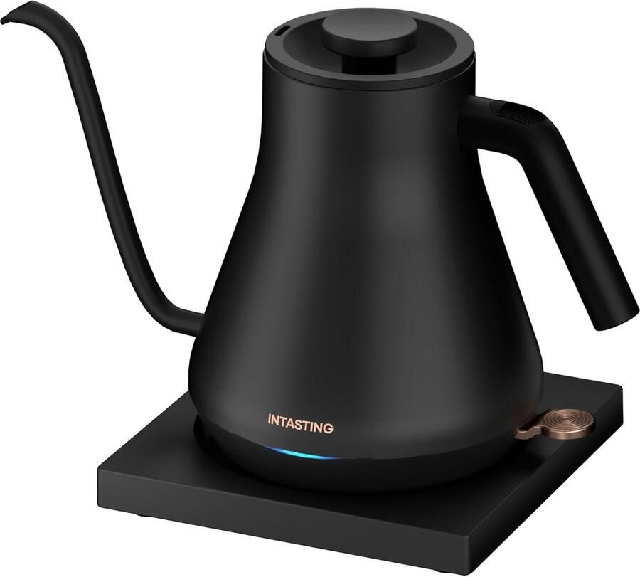 Elektrische Kettle met Gooseneck 0 9 L Rvs Snelle Verhitting 1200 W Automatische Uitschakeling Droogkokbeveiliging voor Heet Water