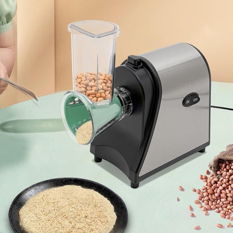 Elektrische Keukenmachine Krachtige Rasp Snel Groenten Snijden 5 Kegelmessen 34 x 16 x 345 cm