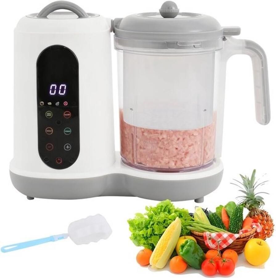 Elektrische Keukenmixer Keukenmachine Multimixer Snel Ingrediënten Bereiden 450W Krachtige Motor 400ml Inhoud Wit