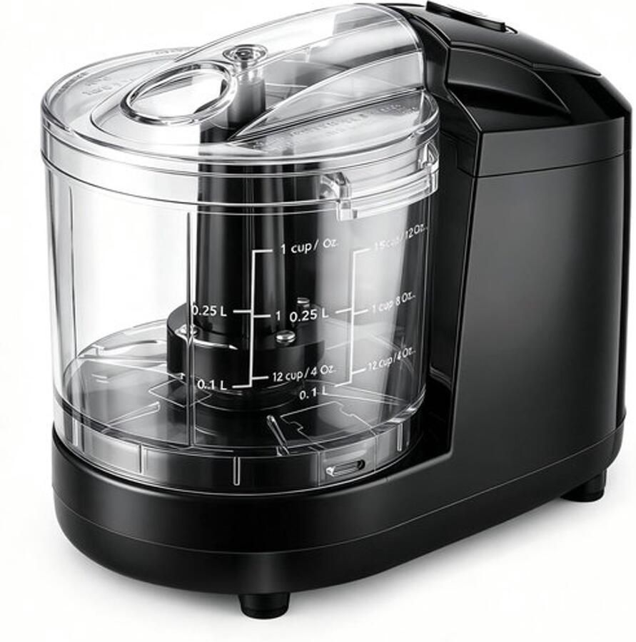 Elektrische keukenmolen 350 ml multifunctionele mini-keukenmachine met lemmet van roestvrij staal hakmolen voor groenten vlees gedroogde vruchten uien knoflook elektrische roerzeef