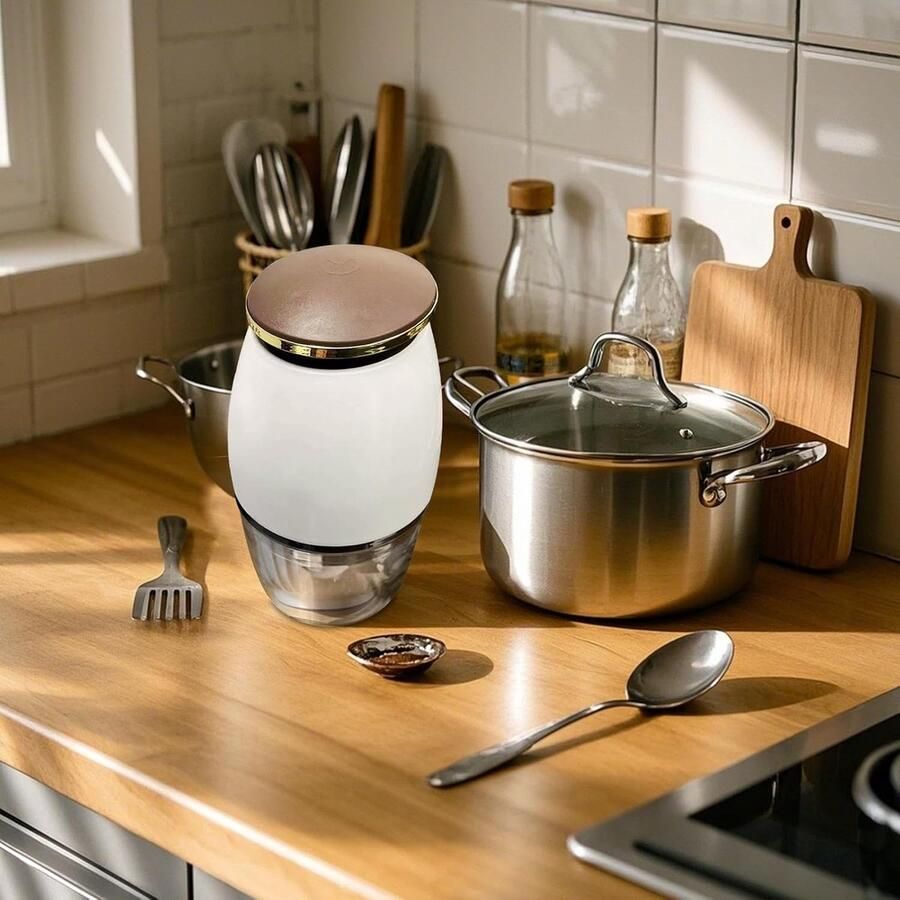 Elektrische Keukenmolen Vleesmixer Maaltijden Bereiden Vier Uitsteekvormpjes 700 ml Inhoud Transparant