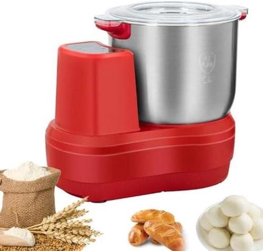 Elektrische Kneedmachine Deegmixer Bakker Brood Bakken Met Gistingsfunctie 12L Kom Zilver