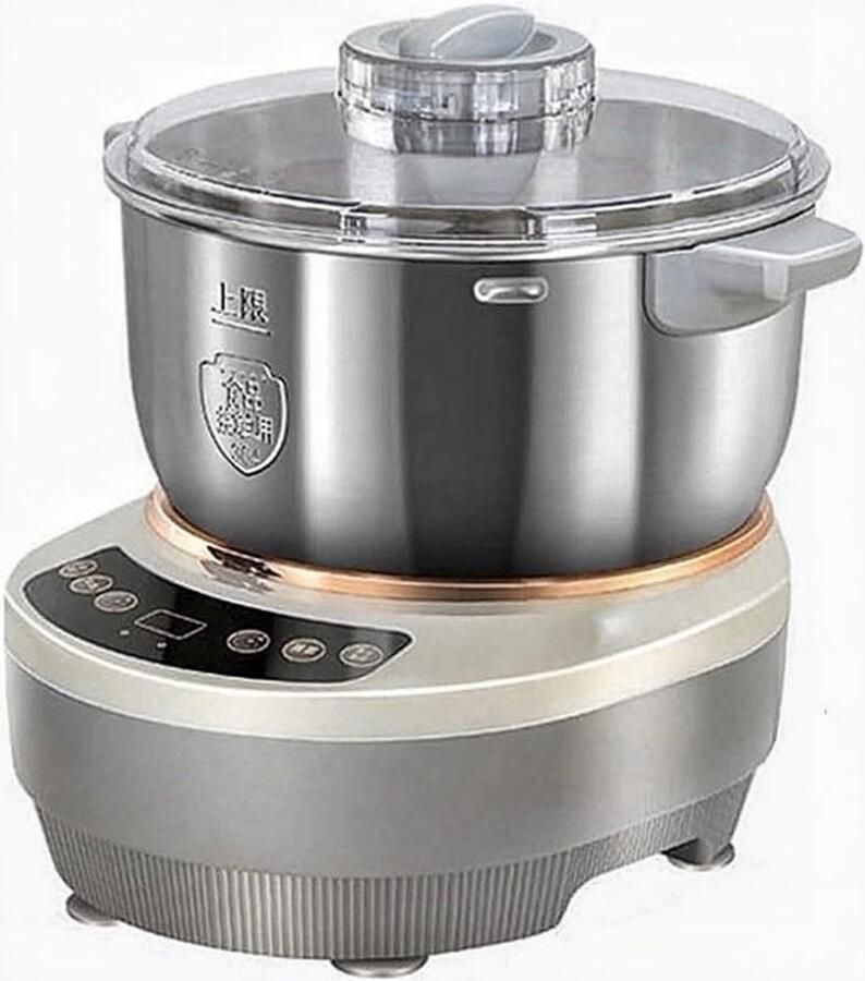 Elektrische Kneedmachine Deegmixer Zelf Bakken Intelligent Kneedprogramma 7 Liter Zilver