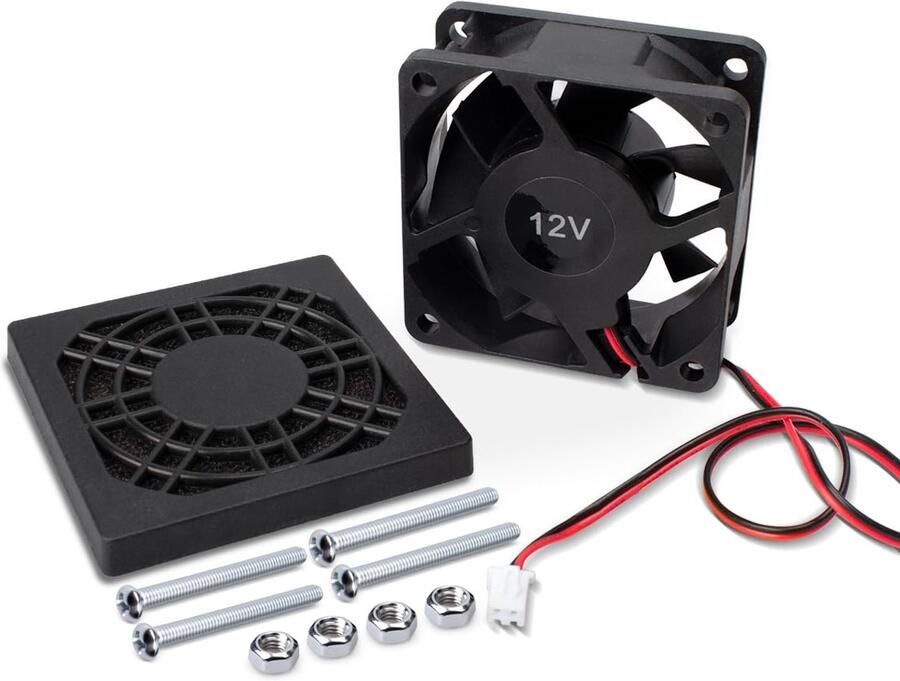 Elektrische koelventilator 60x60 mm mini stille ventilator DC12V ideaal voor ijsmachine en pc ShopVlot