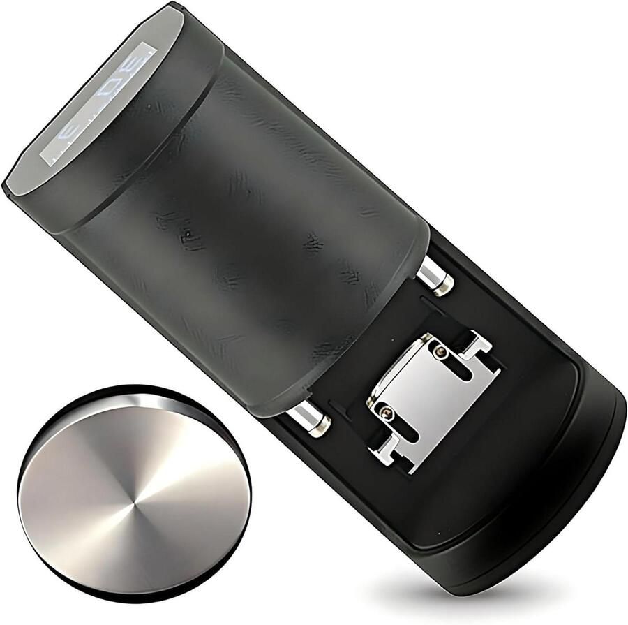 Elektrische Koffie Tamper Espresso Tool Consistente Espresso Automatische Drukregeling 58MM Zwart