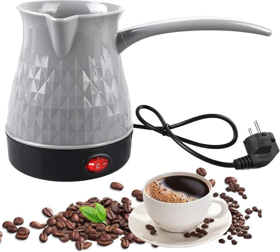 Elektrische Koffiekan 500 ml Turks Koffiezetapparaat voor Thuis en Kantoor