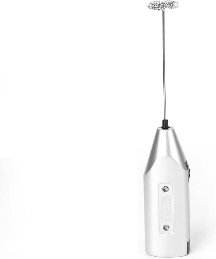 Elektrische Koffiemixer Melkopschuimer Garde Drankjes Bereiden Ergonomisch Ontwerp 22 cm Zilver