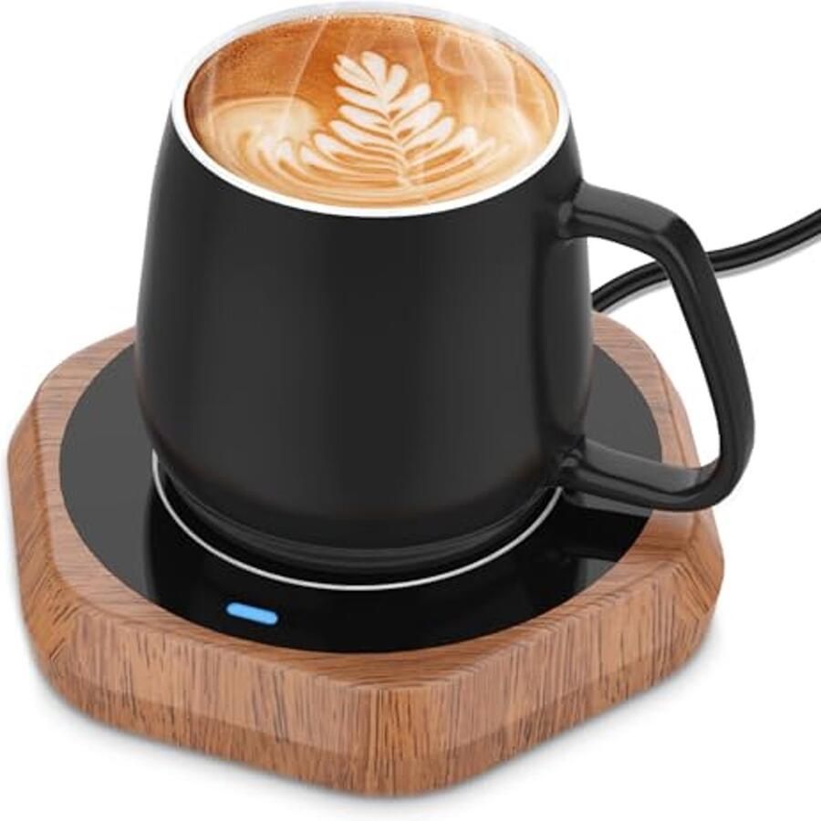 Elektrische Koffiemok Warmer met Automatische Uitschakeling en Zwaartekrachtinductie