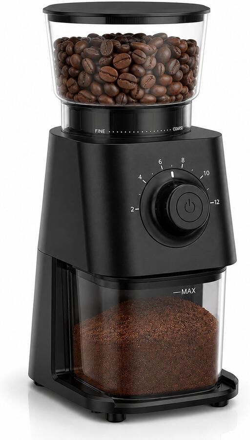 Elektrische Koffiemolen – 30 Maalstanden – Conisch RVS Maalwerk 40 mm – Voor Espresso tot Cold Brew