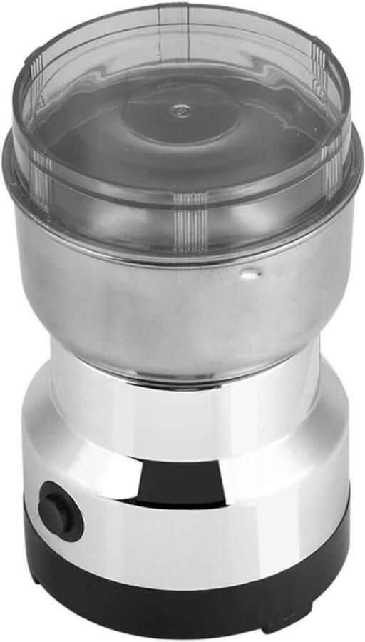 Elektrische Koffiemolen Bonenmaler Messen Verse Koffie Roestvrij Staal 90 Gram Zilver