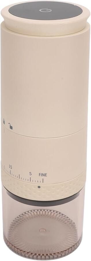 Elektrische Koffiemolen Bonenmaler Verse Koffie Zetten 38 Maalniveaus 110 Ml Kamer Beige