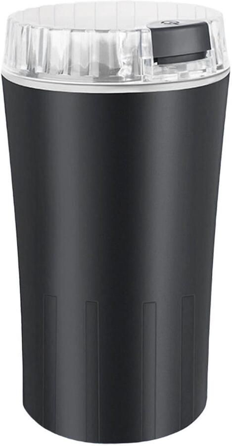Elektrische Koffiemolen Bonenmolen Specerijenmolen Verse Ingrediënten Malen Handsfree Bediening 17.5 x 9 cm Zwart