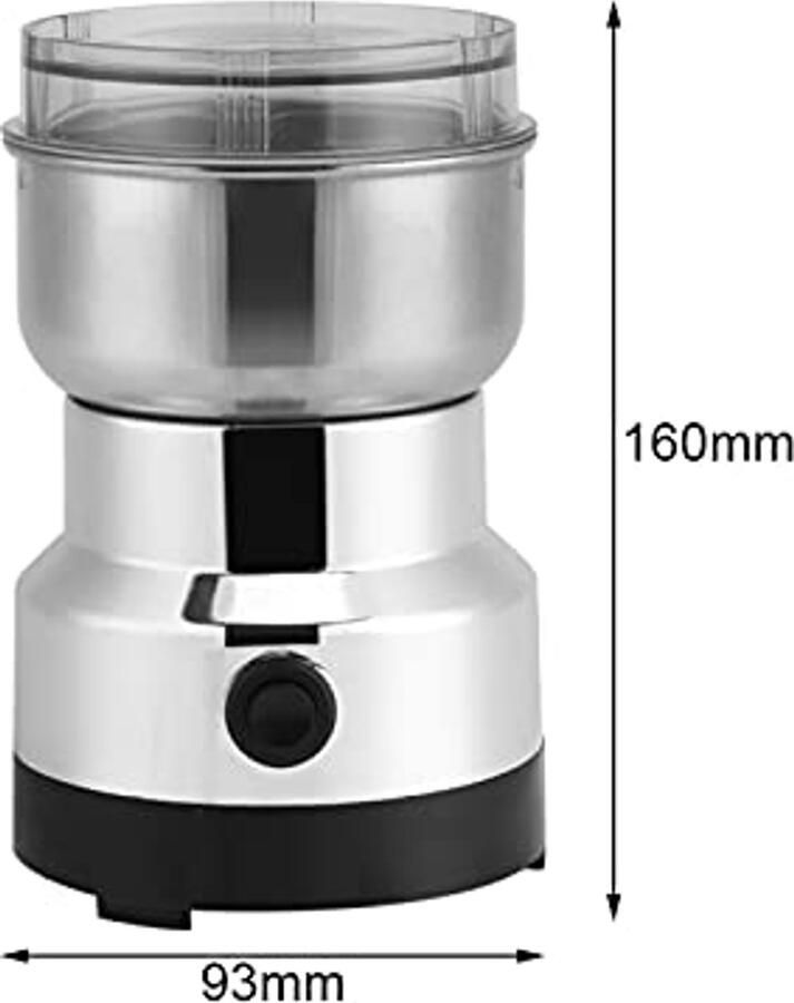 Elektrische koffiemolen eenvoudig te bedienen met schakelaar voor thuiskantoor