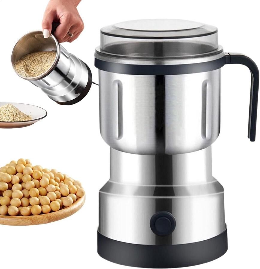Elektrische Koffiemolen Graanmolen Kruidenmolen Verse Koffie Maken Snelle Fijne Malen 500ml Inhoud