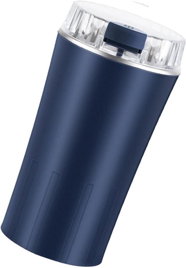 Elektrische Koffiemolen Koffiebonenmolen Verse Koffie Zetten Roestvrijstalen Messen 17.5 cm Blauw