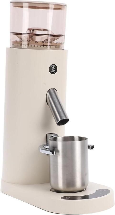 Elektrische Koffiemolen Koffiemaler Oplaadbaar Verse Koffie Zetten 60 Maalinstellingen 80 g Abrikoos
