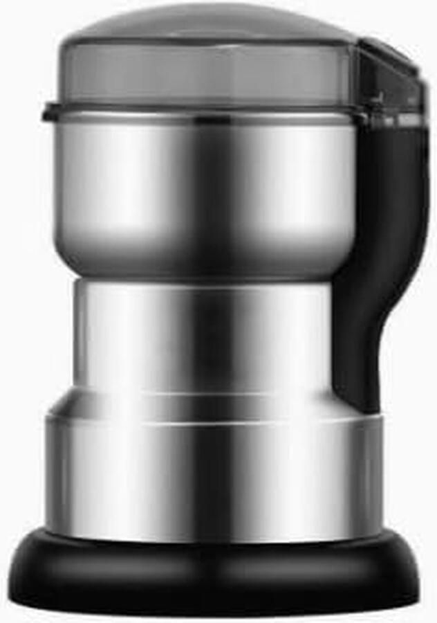Elektrische Koffiemolen Kruidenmolen Bonenmaler Snel Malen 4 Roestvrijstalen Messen 300 W Zwart