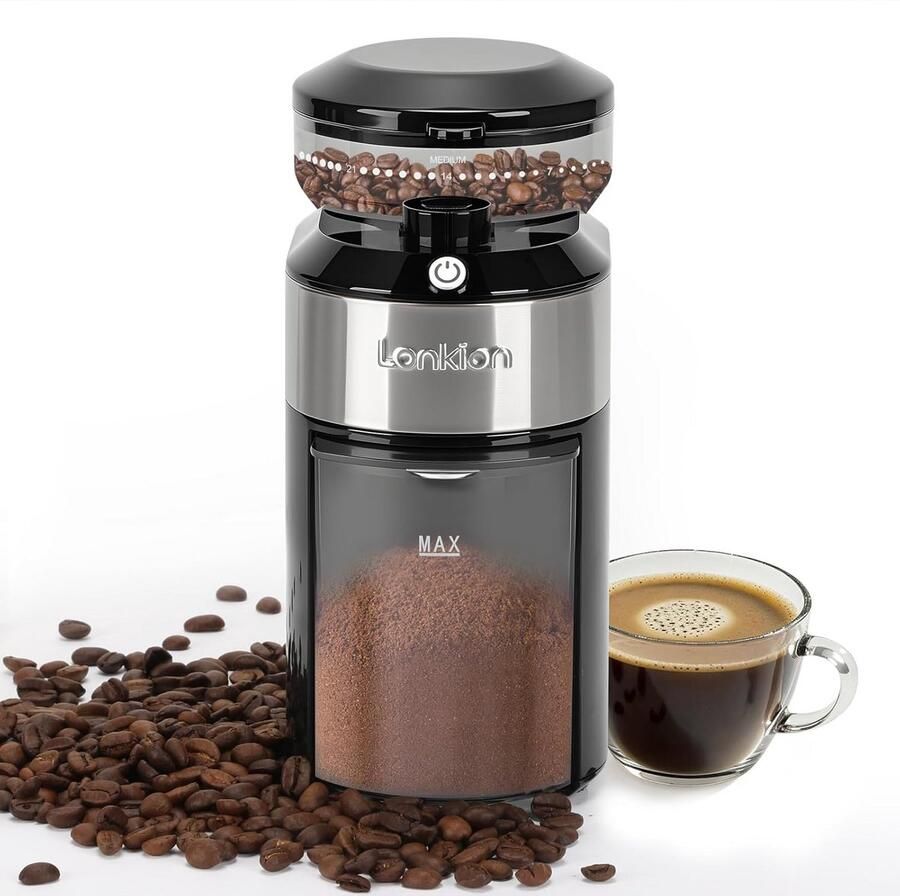 Elektrische Koffiemolen met 28 Maalstanden