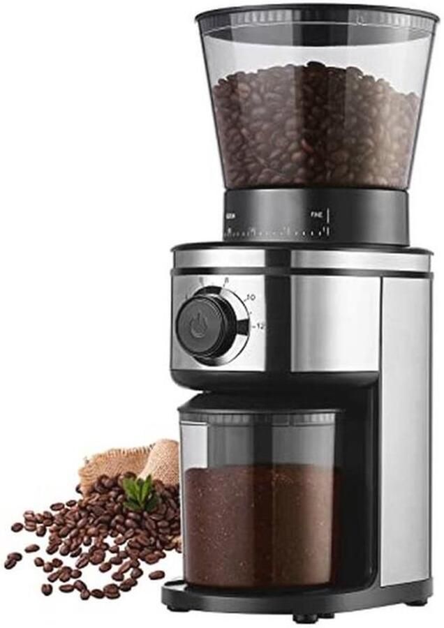 Elektrische koffiemolen met 30 maalstanden voor druppel cold brew en French press