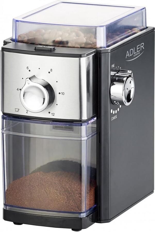 Elektrische Koffiemolen met 300W en Instelbare Maalgraad