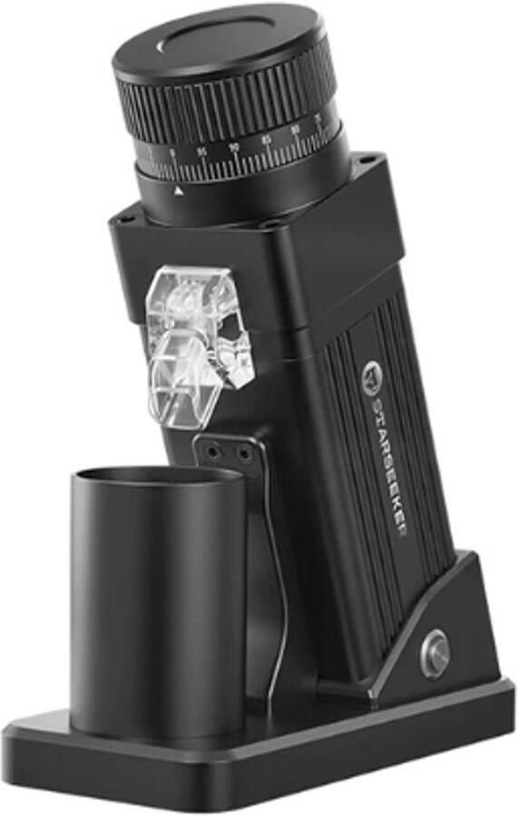 Elektrische Koffiemolen met 55 mm Titanium Kegelbraam – Traploos Instelbaar – Voor Espresso & Filterkoffie