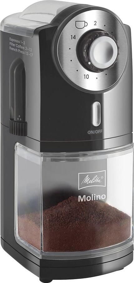 Elektrische Koffiemolen met Professioneel Maalwerk Voor Vers Gemalen Koffie