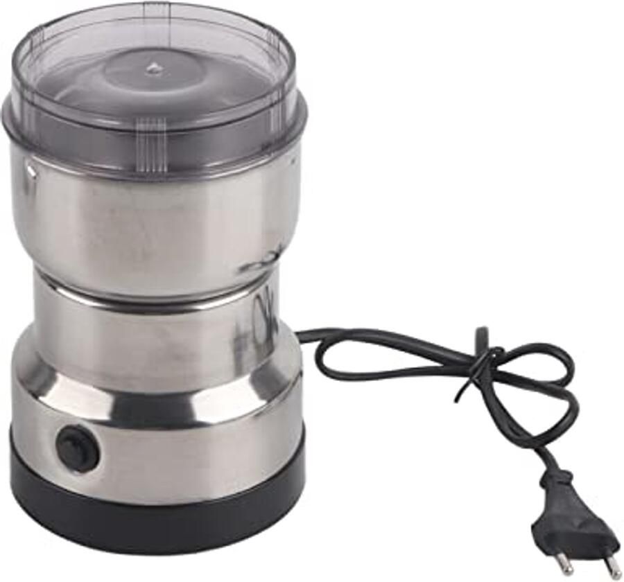 Elektrische Koffiemolen met Roestvrijstalen Houder en Helder Deksel