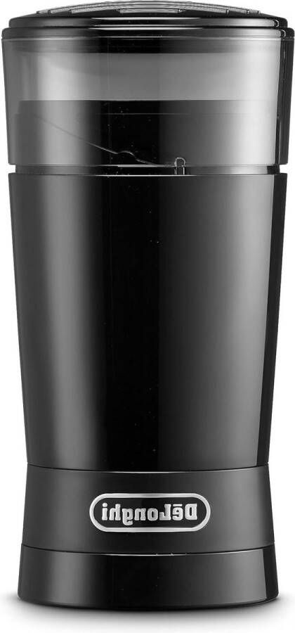 Elektrische koffiemolen met roestvrijstalen mes 90g capaciteit zwart