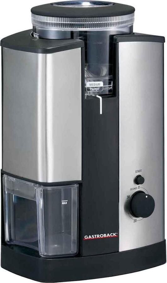 Elektrische Koffiemolen met RVS Kegelmaalschijf 18 Maalgraadinstellingen