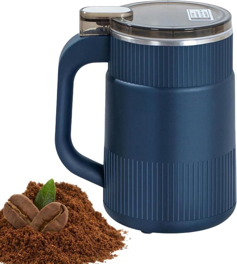 Elektrische Koffiemolen Molen voor Bonen Verse Koffie Maken Stille Werking 17 x 11 cm Meerkleurig