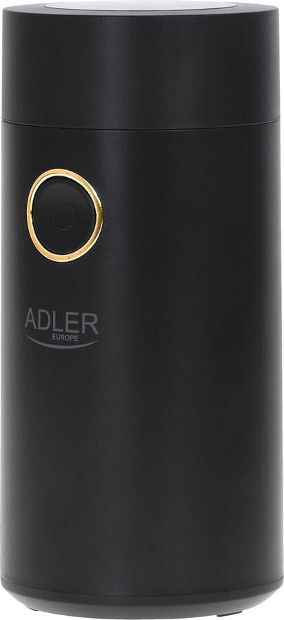 Elektrische Koffiemolen RVS 150W 75g Capaciteit Met Veiligheidsblokkade Zwart-Goud