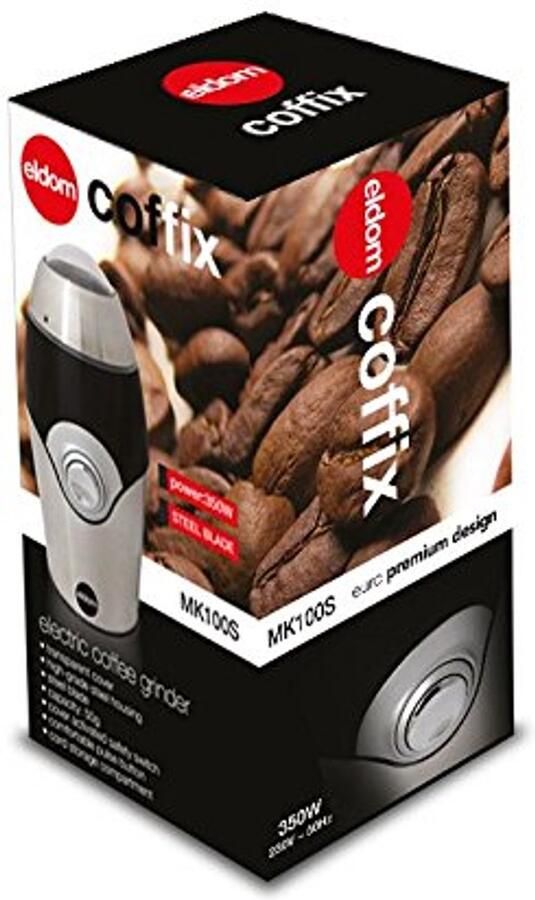 Elektrische koffiemolen van roestvrij staal 150 W Perfect voor verse koffie