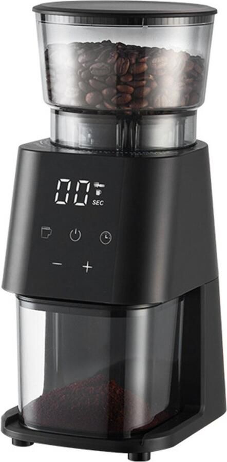 Elektrische Koffiemolen Volautomatisch Italiaans Design Slim Touchscreen Koffiebonen Maler voor Thuis & Kantoor
