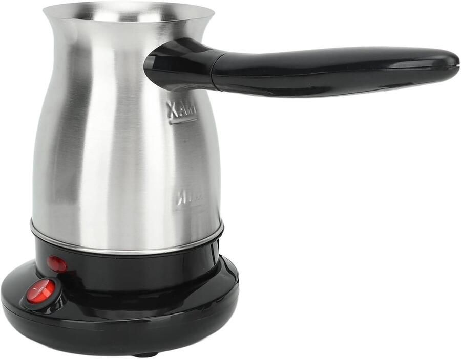 Elektrische Koffiepot Waterkoker Snelle Koffie Zetten Snelle en Gelijkmatige Verwarming 600 Ml Zwart