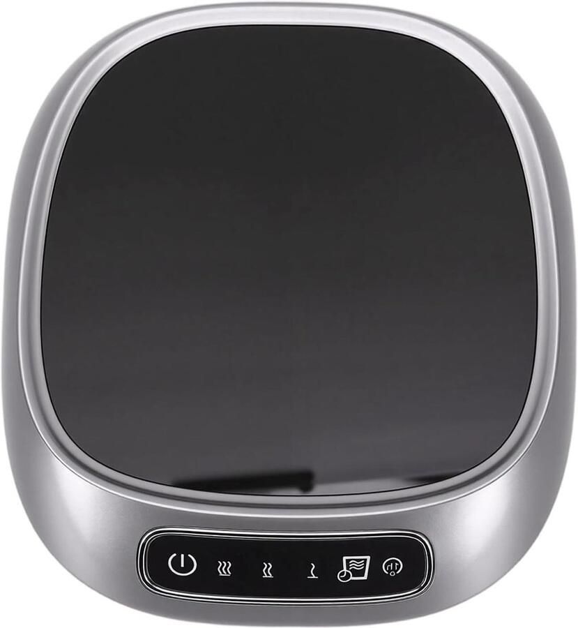 Elektrische Koffieverwarmer Verwarmingsplaat Mok Drank Warm Houden Instelbare Temperatuur 16 x 14 cm Wit