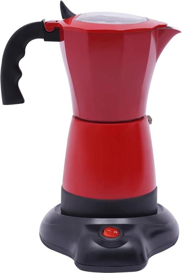 Elektrische koffiezetter Espresso apparaat Thuis koffie maken Hoge druk extractie 300 ml capaciteit Rood