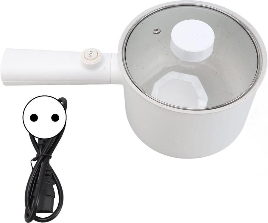 Elektrische Kookpan Mini Stoofpan Snel Koken Antiaanbaklaag 1.8 Liter Multicolor