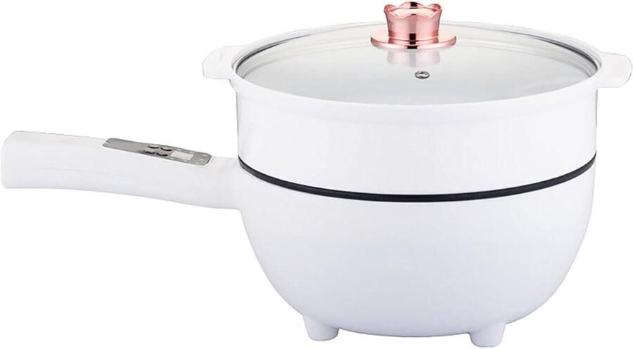 Elektrische Kookpan Multicooker Stomer Thuis Koken Dubbele Verwarming 3L of 5.5L Transparant