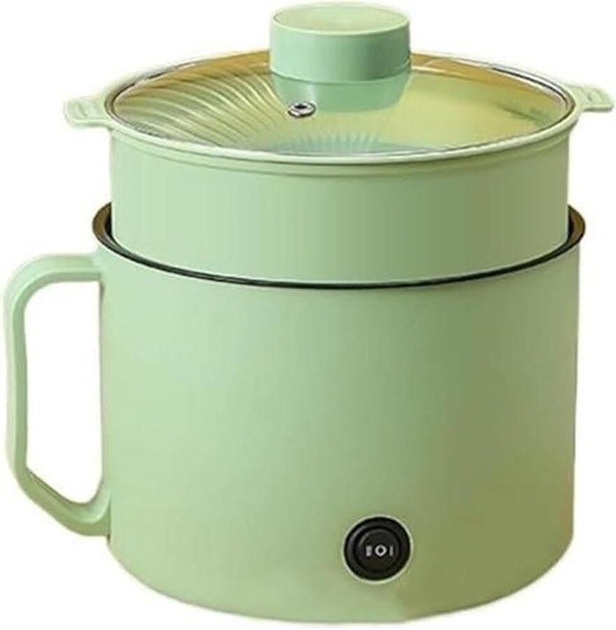 Elektrische Kookpan Multicooker Stoomfunctie Snel Koken Antiaanbaklaag 18 liter Groen