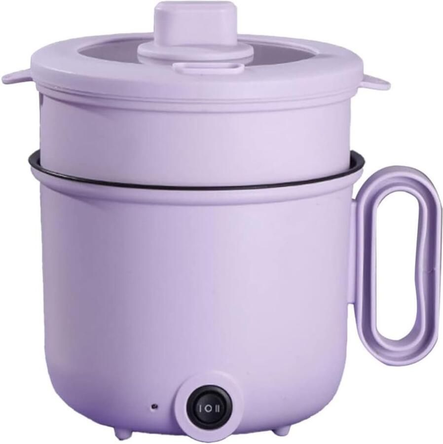 Elektrische Kookpan Multifunctionele Koker Thuis Koken Antiaanbaklaag 1.5 Liter Zwart