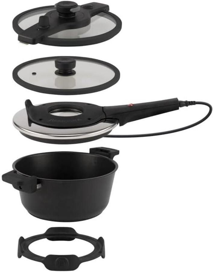 Elektrische Kookpan Snel en Veilig Koken Zwart