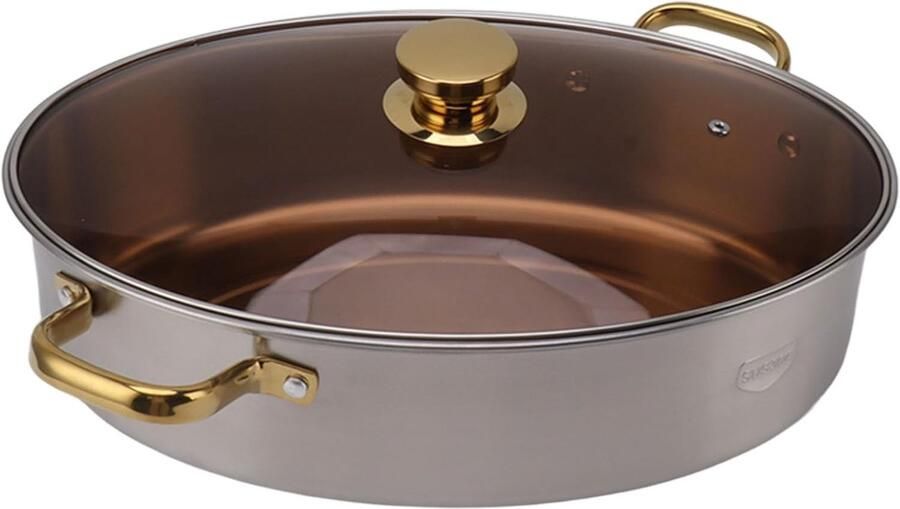 Stoompan Vis Stoommand Keuken Gezond Koken Speciale Ovaal Vorm 41 x 29 x 16 cm Zilver