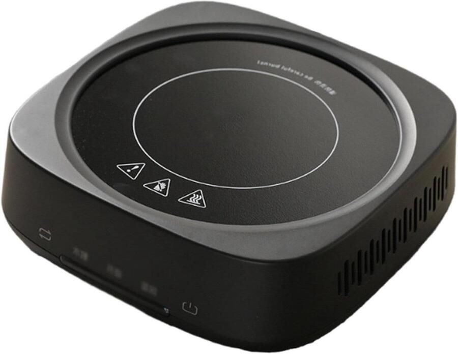 Elektrische Kookplaat Keramische Kookplaat Theemaker Water Koken Universeel Pot Gebruik 20x20x65cm Zwart