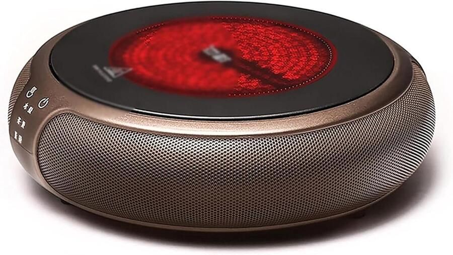 Elektrische Kookplaat Mini Fornuis Drankjes Warm Houden Intelligente Temperatuur 22 cm Zwart