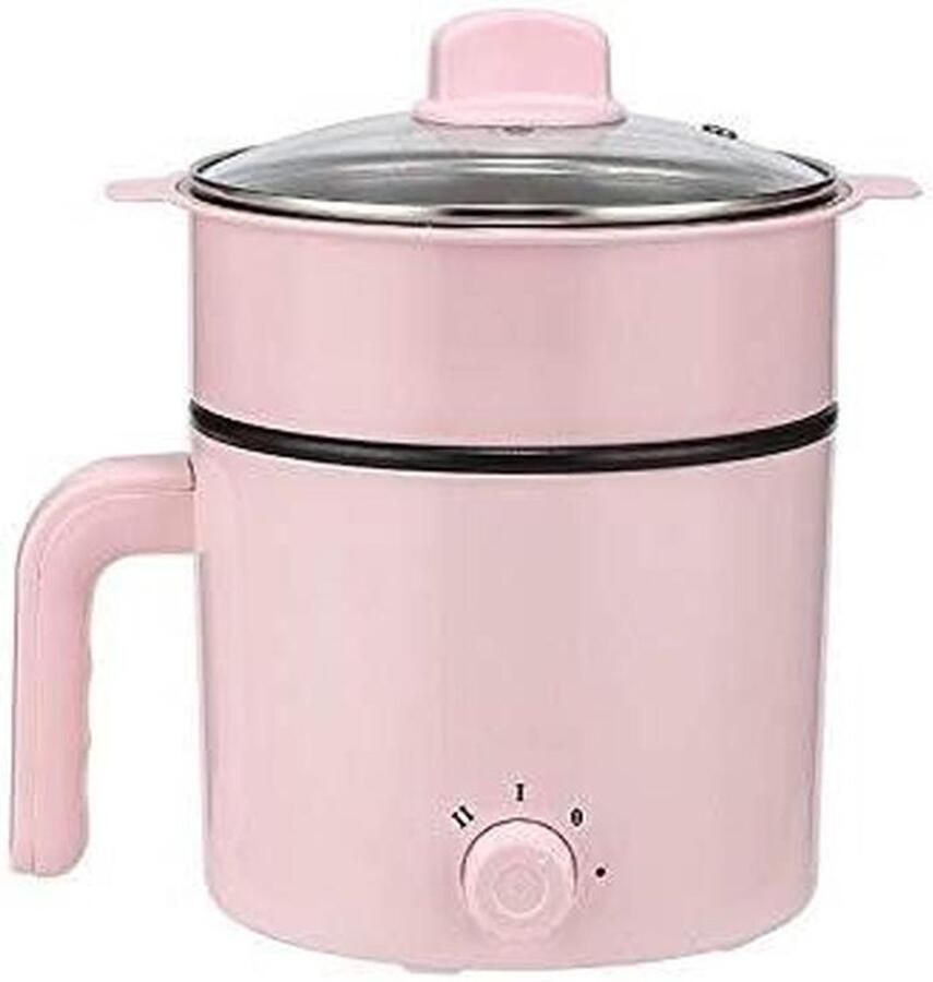 Elektrische Kookpot Elektrisch Fornuis Slaapzaal Multi+cooker Huishoudelijke Multicooker for Hot Pot Koken En Frituren En Steak Kantoor Gemakkelijk Koken 220V