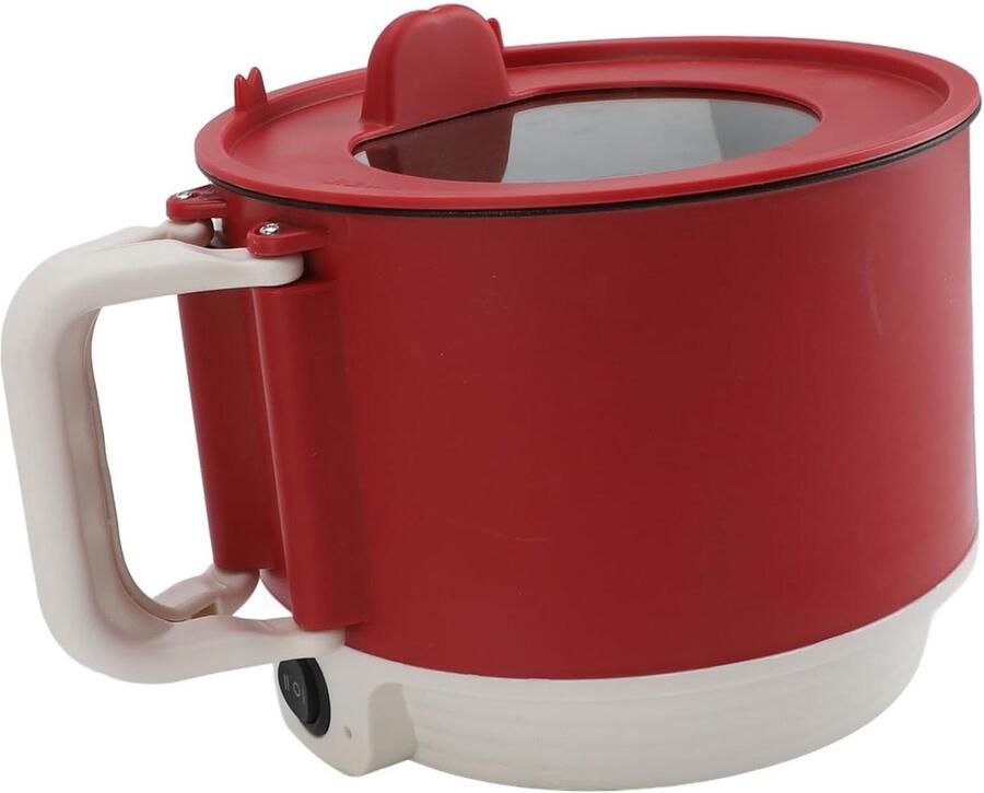 Elektrische Kookpot Mini Fornuis Snelle Maaltijden Antiaanbaklaag 1.8 Liter Wit