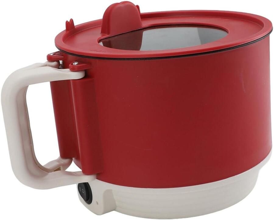 Elektrische Kookpot Mini Fornuis Snelle Maaltijden Antiaanbaklaag 1.8 Liter Zwart